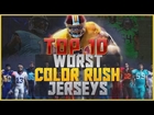 Madden NFL 17 Top 10 WORST Color Rush Jerseys