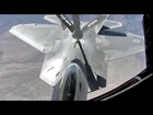 F-22 Raptor Aerial Refueling with Radio Audio