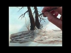 Acrylic Painting Tips and Techniques:  Dead Tree
