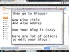 How To Create Blog Part 1