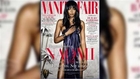 Naomi Campbell naked under the sheets for Vanity Fair