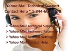 Yahoo Mail Technical Support Helpline Number @## 1-844-603-1178