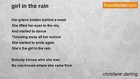 christane darling - girl in the rain