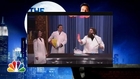 Lucy Liu,Kevin Delaney and Jimmy Fallon Science experiments