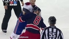 Hockey Fight during Canadiens - Rangers game : Brandon Prust vs Kevin Klein Nov 23, 2014