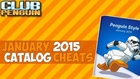 Club Penguin: January 2015 Clothing Catalog Cheats