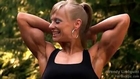Wendy Lindquist Girl Flexing Great Biceps Peaks
