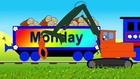 Educational videos and cartoons for children. Learn the Days of the Week with Choo-Choo Train.