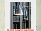 IKEA LERSTA - Reading/floor lamp aluminium
