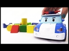 ROBOCAR Poli Toy Car Collection 3D Color Cube Construction Live Demo Review Cartoon for kids 로보 카 폴리